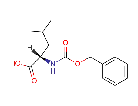 Molecular Structure of 2018-66-8 (N-Cbz-L-Leucine)