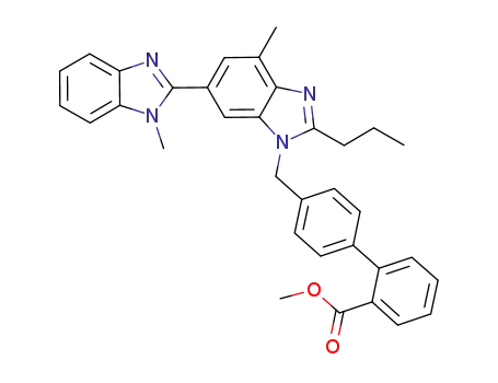 4'-[[4-methyl-6-(1-methyl-1H-benzimidazol-2-yl)-2-propyl-1H-benzimidazol-1-yl]methyl]biphenyl-2-carboxylic acid methyl ester