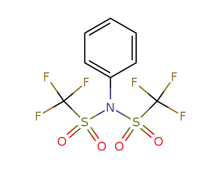 Molecular Structure of 37595-74-7 (N-Phenyl-bis(trifluoromethanesulfonimide))