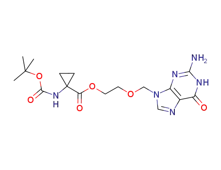 1-tert-butoxycarbonylamino-cyclopropanecarboxylic acid 2-(2-amino-6-oxo-1,6-dihydro-purin-9-ylmethoxy)-ethyl ester