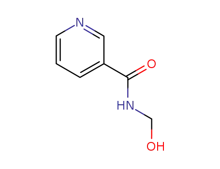 Molecular Structure of 3569-99-1 (3-Pyridinecarboxylic acid N-hydroxymethylamide)