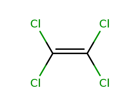 Molecular Structure of 127-18-4 (1,1,2,2-Tetrach loroethylene)