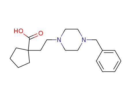 1-[2-(4-benzyl-1-piperazinyl)ethyl]cyclopentanecarboxylic acid