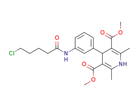 1,4-Dihydro-4-[3-[[5-chloro-1-oxo-1-pentyl]amino]phenyl]-2,6-dimethyl-3,5-pyridinedicarboxylic acid, dimethyl ester