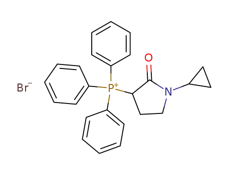 (1-cyclopropyl-2-oxo-3-pyrrolidinyl)triphenyl-phosphonium bromide