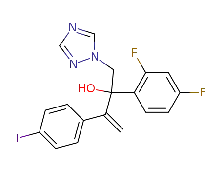 2-(2,4-difluorophenyl)-3-(4-iodophenyl)-1-(1H-1,2,4-triazol-1-yl)-3-buten-2-ol