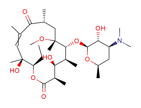 3-hydroxy-6-O-methyl-10,11-anhydroerythromycin A