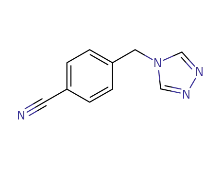 Molecular Structure of 112809-27-5 (4-(4-CYANOBENZYL)-1,2,4-TRIAZOLE)