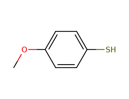 Molecular Structure of 696-63-9 (4-METHOXYBENZENETHIOL)