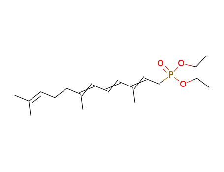 3,7,11-trimethyl-2,4,6,10-dodecatetraenylphosphonic acid, diethyl ester