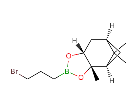 [3aS-(3aα,4β,6β,7aα)]-2-(3-bromopropyl)-3a,5,5-trimethylhexahydro-4,6-methano-1,3,2-benzodioxaborole