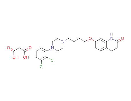 7-(4-(4-(2,3-dichlorophenyl)-1-piperazinyl)-butoxy)-3,4-dihydro-2(1H)-carbostyril malonate