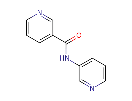Molecular Structure of 13160-06-0 (N-(pyridin-3-yl)pyridine-3-carboxamide)