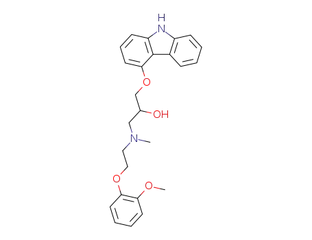Molecular Structure of 72956-35-5 (N-Methyl Carvedilol (Carvedilol impurity))