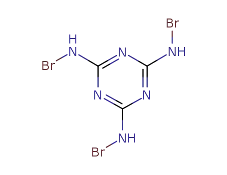 Molecular Structure of 22755-34-6 (1,3,5-Triazine-2,4,6-triamine,N2,N4,N6-tribromo-)
