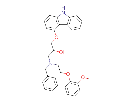 1-[benzyl[2(2-methoxyphenoxy)ethyl]amino]-3-(9H-carbazol-4-yloxy)propan-2-ol