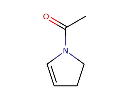 Molecular Structure of 23105-58-0 (1H-Pyrrole, 1-acetyl-2,3-dihydro-)