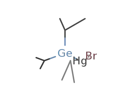 Molecular Structure of 105260-39-7 (Mercury, bromo[tris(1-methylethyl)germyl]-)