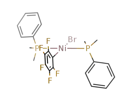 C6F5Ni(P(CH3)2C6H5)2Br