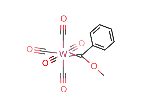 Molecular Structure of 37823-96-4 (Pentacarbonyl(methoxyphenylcarbene)tungsten(0))