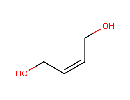 Molecular Structure of 6117-80-2 (2-Butene-1,4-diol)