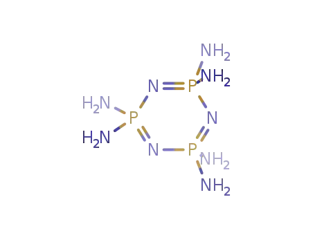 Molecular Structure of 13597-92-7 (2,2,4,4,6,6-hexaamino-2,2,4,4,6,6-hexahydro-1,3,5,2,4,6-triazatriphosphorine)