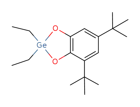 2,2-diethyl(6,8-di-tert-butyl)-4,5-benzo-2-germa-1,3-dioxolane