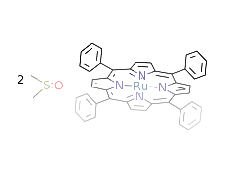 5,10,15,20-tetraphenyl-21H,23H-porphyrin-ruthenium(II)-bis-dimethylsulfoxide