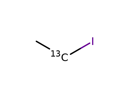 Molecular Structure of 75560-39-3 (IODOETHANE-1-13C)