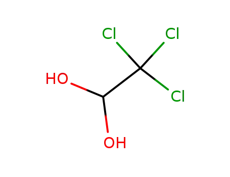 Molecular Structure of 302-17-0 (Chloral hydrate)