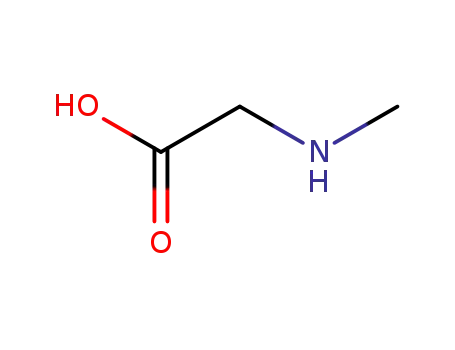 Molecular Structure of 107-97-1 (Glycine,N-methyl-)
