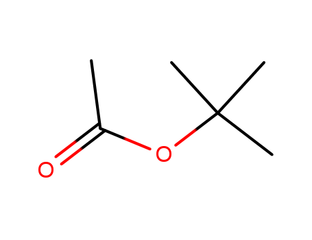 540-88-5,tert-Butyl acetate,Aceticacid, tert-butyl ester (8CI);tert-Butyl alcohol, acetate (6CI);1,1-Dimethylethyl acetate;2-Acetoxy-2-methylpropane;Acetic acid tert-butylester;NSC 59719;Texaco lead appreciator;tert-Butylethanoate;tert-Butyl acetate;
