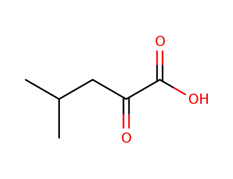 Molecular Structure of 816-66-0 (4-Methyl-2-oxovaleric acid)