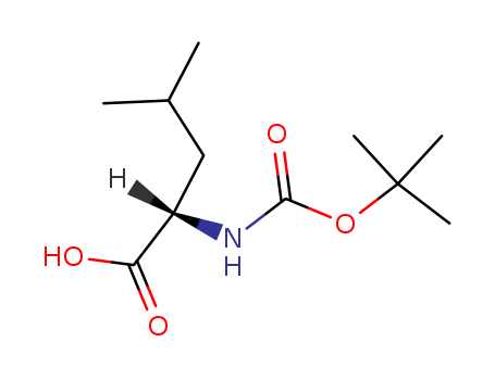 L-Leucine,N-[(1,1-dimethylethoxy)carbonyl]-(13139-15-6)