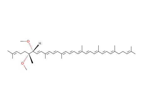 (+/-)-5rF,6tF-dimethoxy-5,6-dihydro-ψ,ψ-carotene
