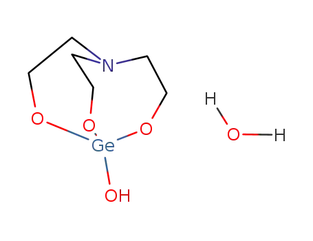 Molecular Structure of 101182-23-4 (2,8,9-Trioxa-5-aza-1-germabicyclo[3.3.3]undecane, 1-hydroxy-,
monohydrate)