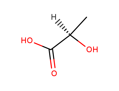 10326-41-7,(R)-Lactate,Lacticacid, D- (8CI);Propanoic acid, 2-hydroxy-, (R)-;(-)-Lactic acid;(2R)-2-Hydroxypropanoic acid;(R)-(-)-Lacticacid;(R)-2-Hydroxypropanoic acid;(R)-2-Hydroxypropionic acid;(R)-Lactic acid;(R)-a-Hydroxypropionic acid;D-(-)-Lactic acid;D-Lacticacid;
