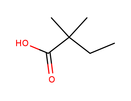 595-37-9,2,2-Dimethylbutyric acid,Butyricacid, 2,2-dimethyl- (6CI,7CI,8CI);Butyric acid, a,a-dimethyl- (3CI);2,2-Dimethylbutanoic acid;NSC16045;NSC 741804;Neohexanoic acid;a,a-Dimethylbutanoic acid;a,a-Dimethylbutyric acid;Butanoic acid,2,2-dimethyl-;