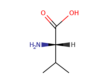 72-18-4,L-Valine,Valine,L- (8CI);(+)-2-Amino-3-methylbutyric acid;(2S)-2-Amino-3-methylbutanoic acid;(S)-2-Amino-3-methylbutanoic acid;(S)-Valine;(S)-a-Amino-b-methylbutyric acid;2-Amino-3-methylbutanoic acid;Butanoic acid,2-amino-3-methyl-, (S)-;L-(+)-a-Aminoisovaleric acid;L-a-Amino-b-methylbutyricacid;NSC 76038;Valine;H-Val-OH;