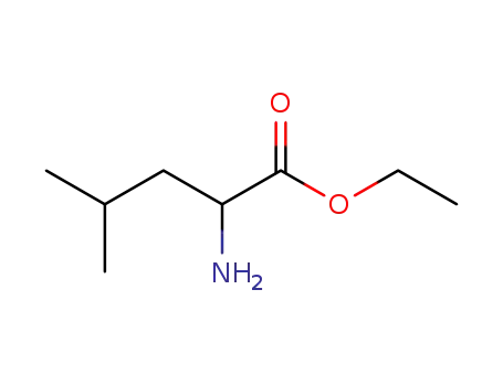 Molecular Structure of 2899-43-6 (rac-(R*)-2-Isobutylglycine ethyl ester)