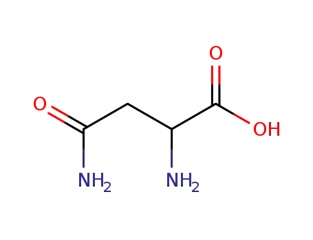 Molecular Structure of 3130-87-8 (DL-Asparagine monohydrate)