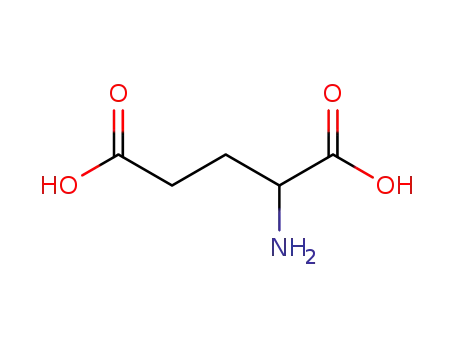 Molecular Structure of 617-65-2 (DL-Glutamic acid)