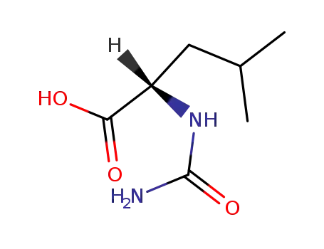 Molecular Structure of 26117-20-4 (CARBAMOYL-LEU-OH)