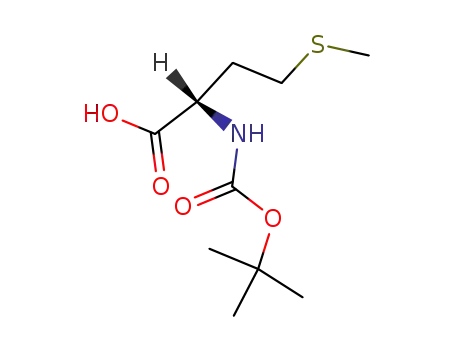 Molecular Structure of 2488-15-5 (BOC-L-Methionine)