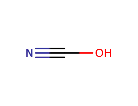 Molecular Structure of 420-05-3 (cyanic acid)