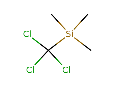 Molecular Structure of 5936-98-1 ((TRICHLOROMETHYL)TRIMETHYLSILANE)