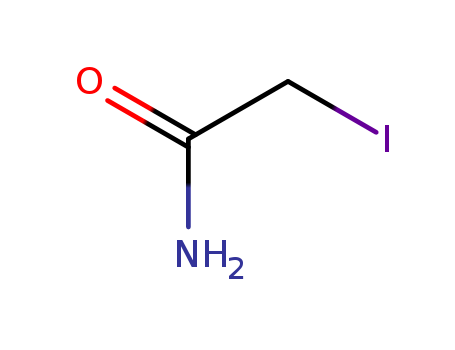 144-48-9,2-Iodoacetamide,Acetamide,iodo- (6CI);2-Iodoacetamide;Deltop;Monoiodoacetamide;NSC9581;Surauto;a-Iodoacetamide;