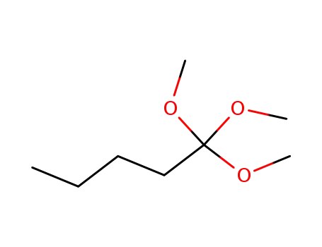 Molecular Structure of 13820-09-2 (1,1,1-Trimethoxypentane)