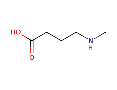 Molecular Structure of 1119-48-8 (4-(Methylamino)butyric acid)
