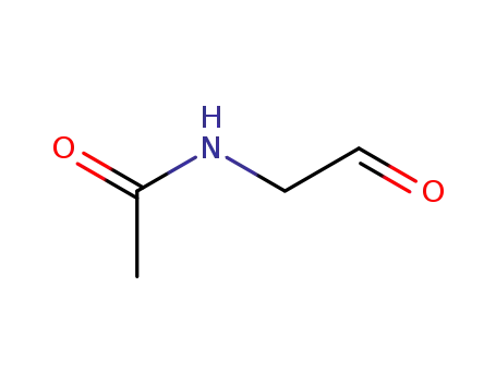Molecular Structure of 64790-08-5 (Acetamide, N-(2-oxoethyl)-)